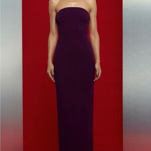 Solace London Amari Gown Aubergine